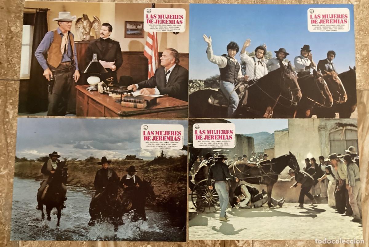 Cine: LAS MUJERES DE JEREMIAS / JUEGO ORIGINAL 4 FOTOCROMOS ESTRENO