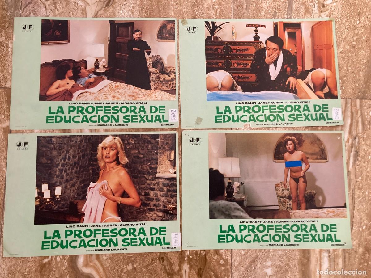 Cine: LA PROFESORA DE EDUCACION SEXUAL / JUEGO ORIGINAL 4 FOTOCROMOS ESTRENO