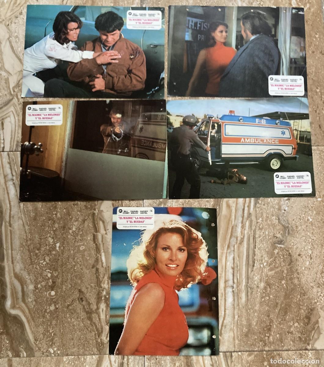 Cine: EL MADRE LA MELONES Y EL RUEDAS / JUEGO ORIGINAL 5 FOTOCROMOS ESTRENO