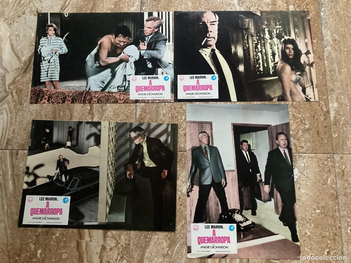Cine: A QUEMARROPA / JUEGO ORIGINAL 4 FOTOCROMOS ESTRENO