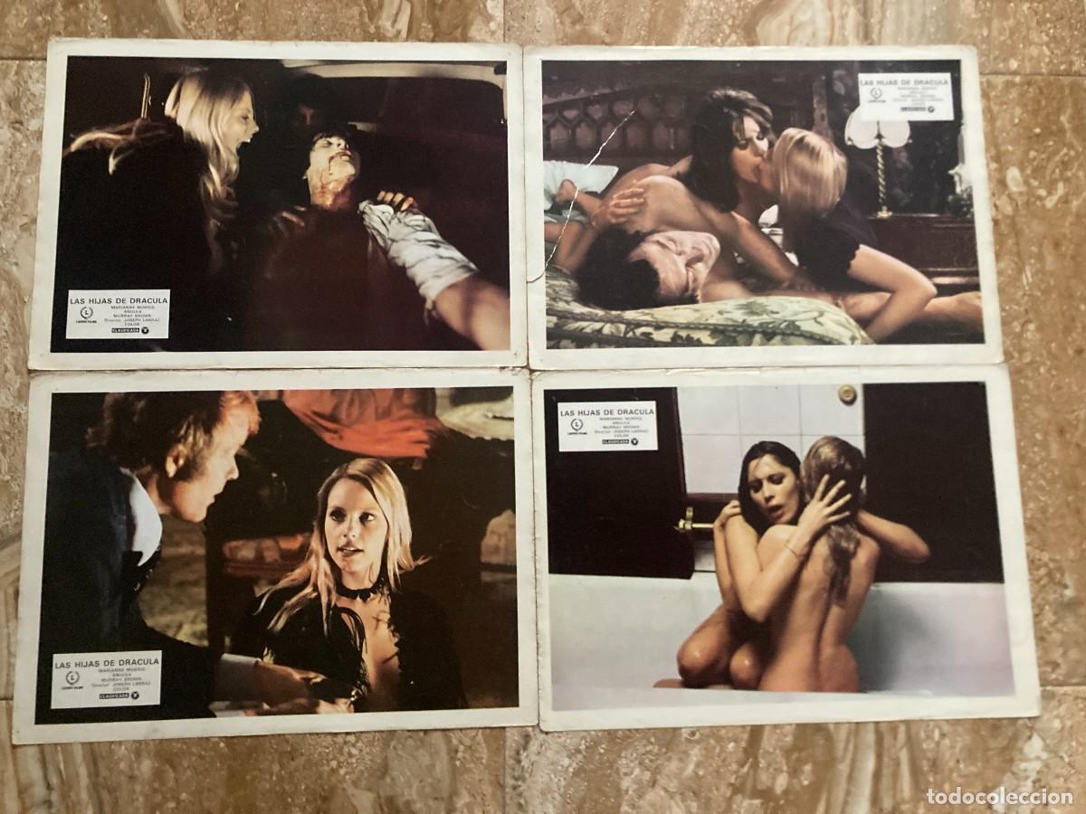 Cine: LAS HIJAS DE DRACULA / JUEGO ORIGINAL 4 FOTOCROMOS ESTRENO