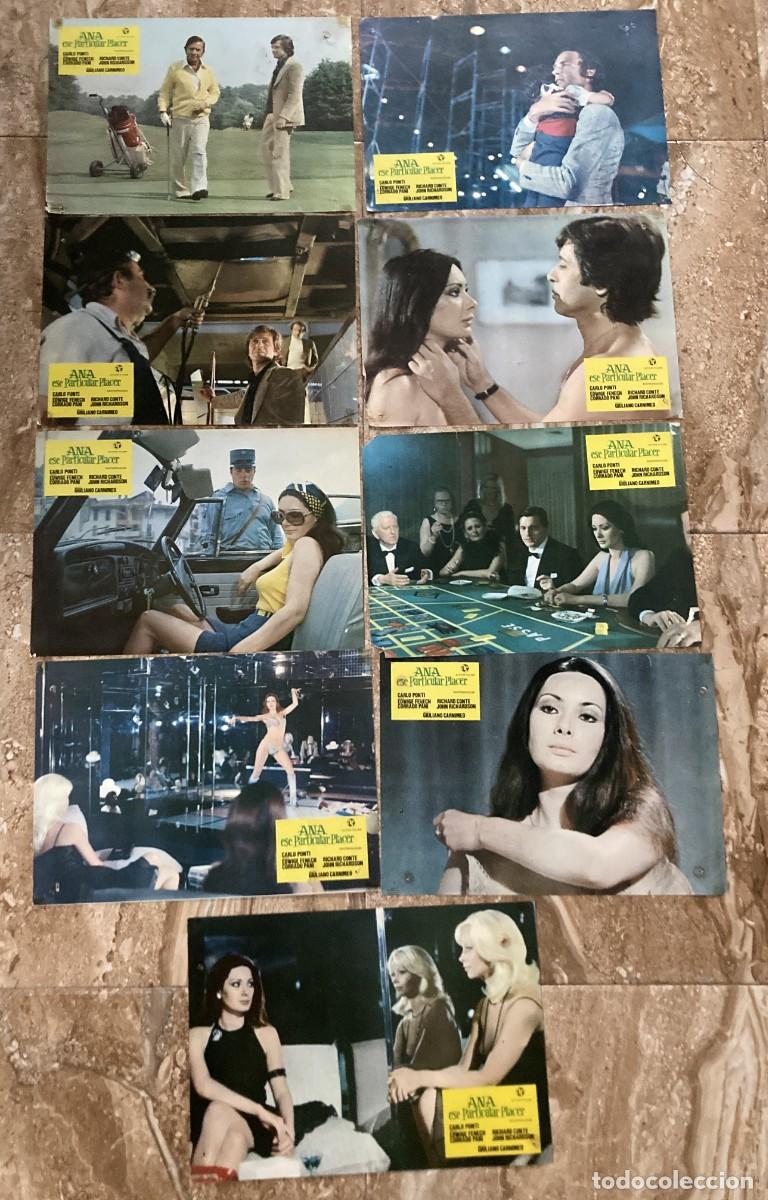 Cine: ANA ESE PARTICULAR PLACER / JUEGO ORIGINAL 9 FOTOCROMOS ESTRENO