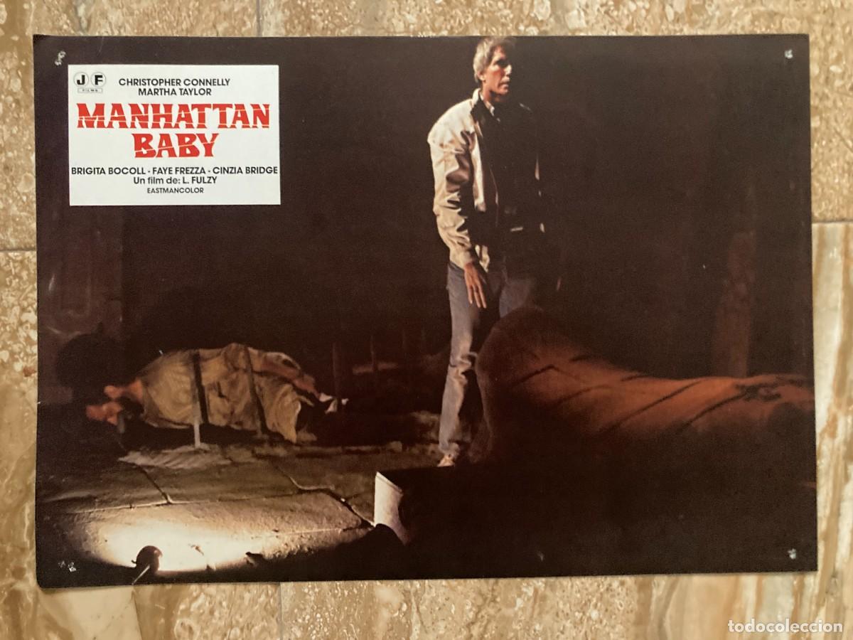 Cine: MANHATTAN BABY / JUEGO ORIGINAL 1 FOTOCROMO ESTRENO - Lucio Fulci