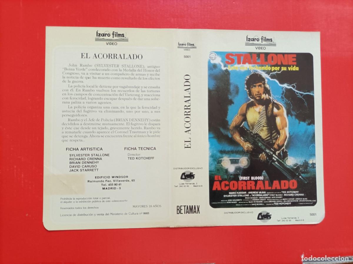 Cine: CARATULA SILVESTER STALLONE, EL ACORRALADO
