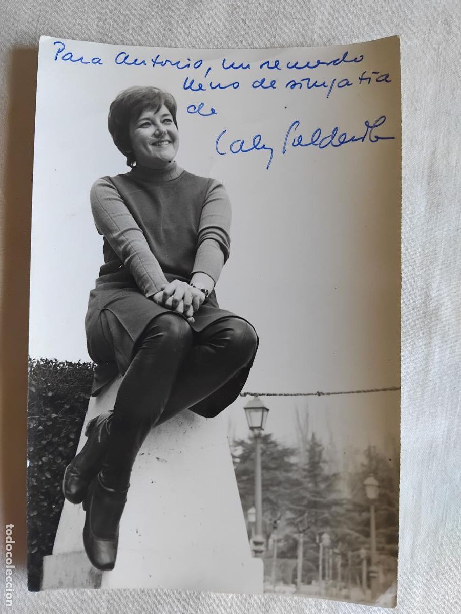 Cine: FOTOGRAFIA DE LALY SOLDEVILA FIRMADA Y DEDICADA.