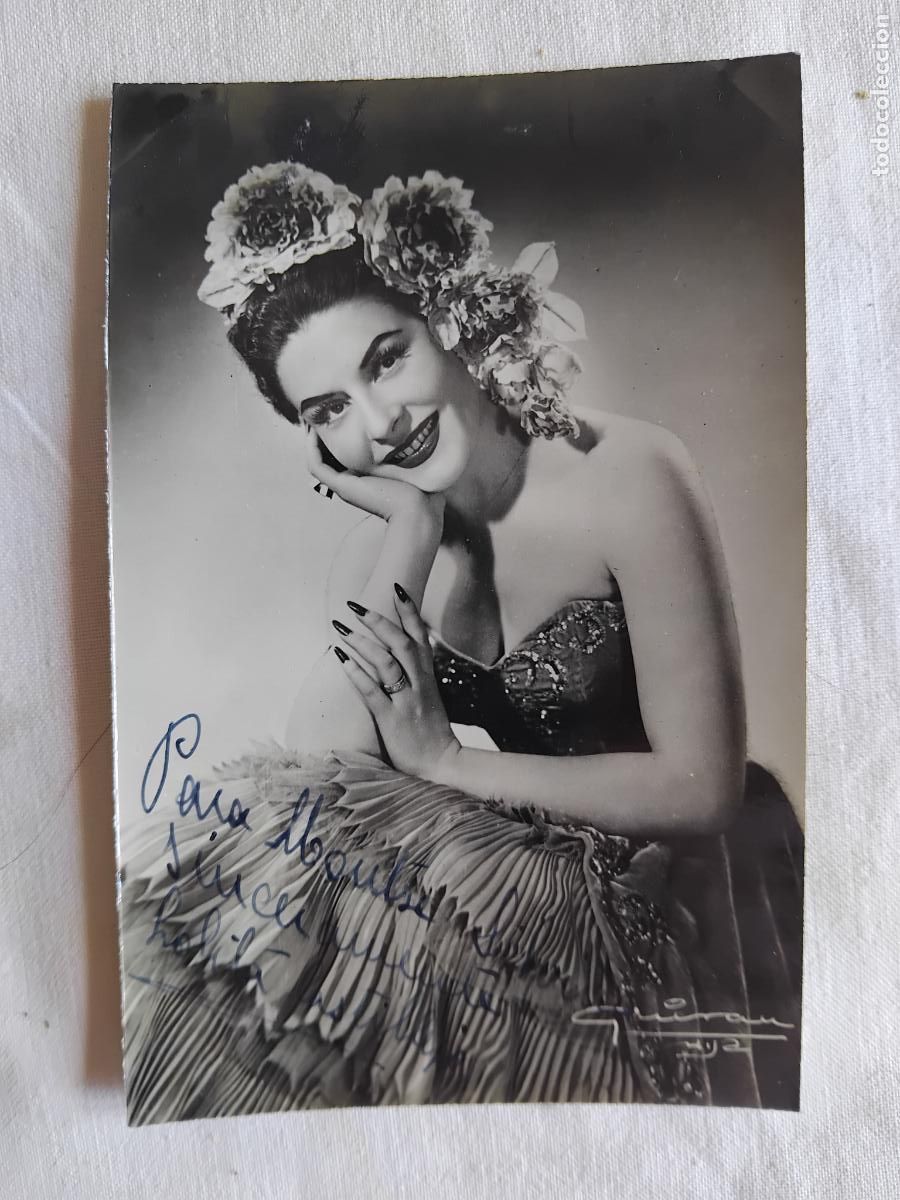 Cine: FOTOGRAFIA DE LOLITA CASTILLEJO FIRMADA Y DEDICADA..