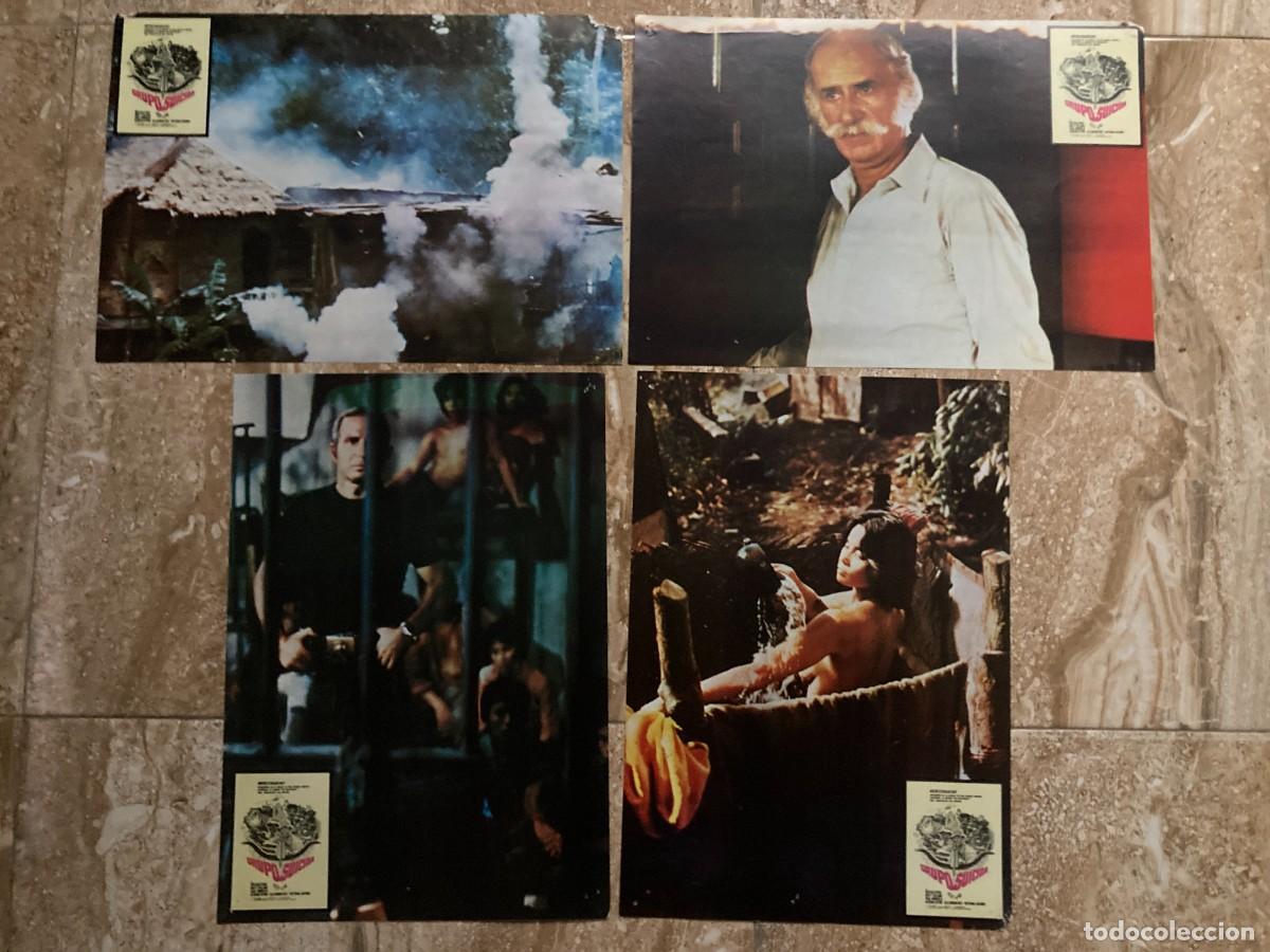 Cine: GRUPO SUICIDA / JUEGO ORIGINAL 4 FOTOCROMOS ESTRENO