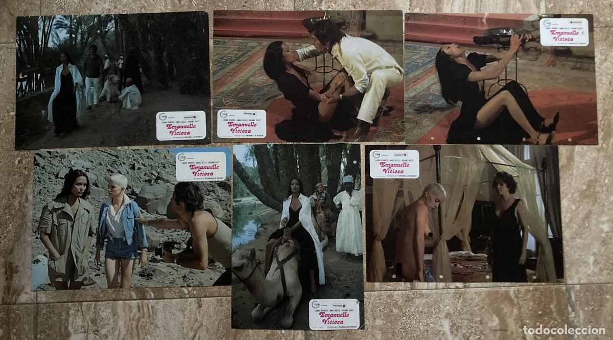 Cine: EMANUELLE VICIOSA / JUEGO ORIGINAL 6 FOTOCROMOS ESTRENO