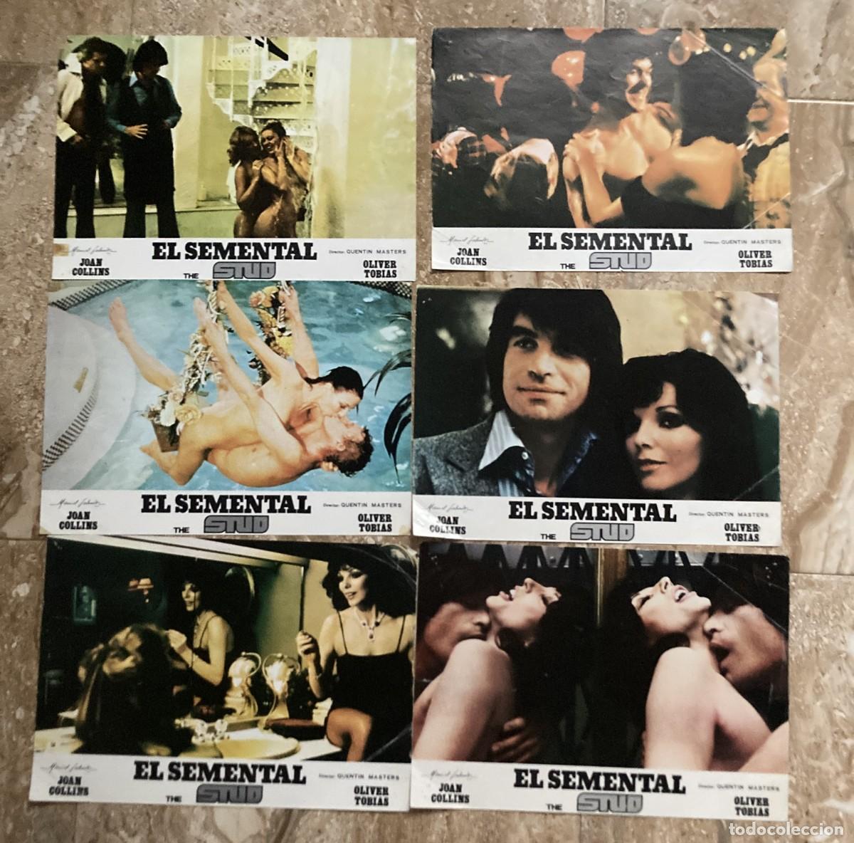 Cine: EL SEMENTAL - THE STUD / JUEGO ORIGINAL 6 FOTOCROMOS ESTRENO