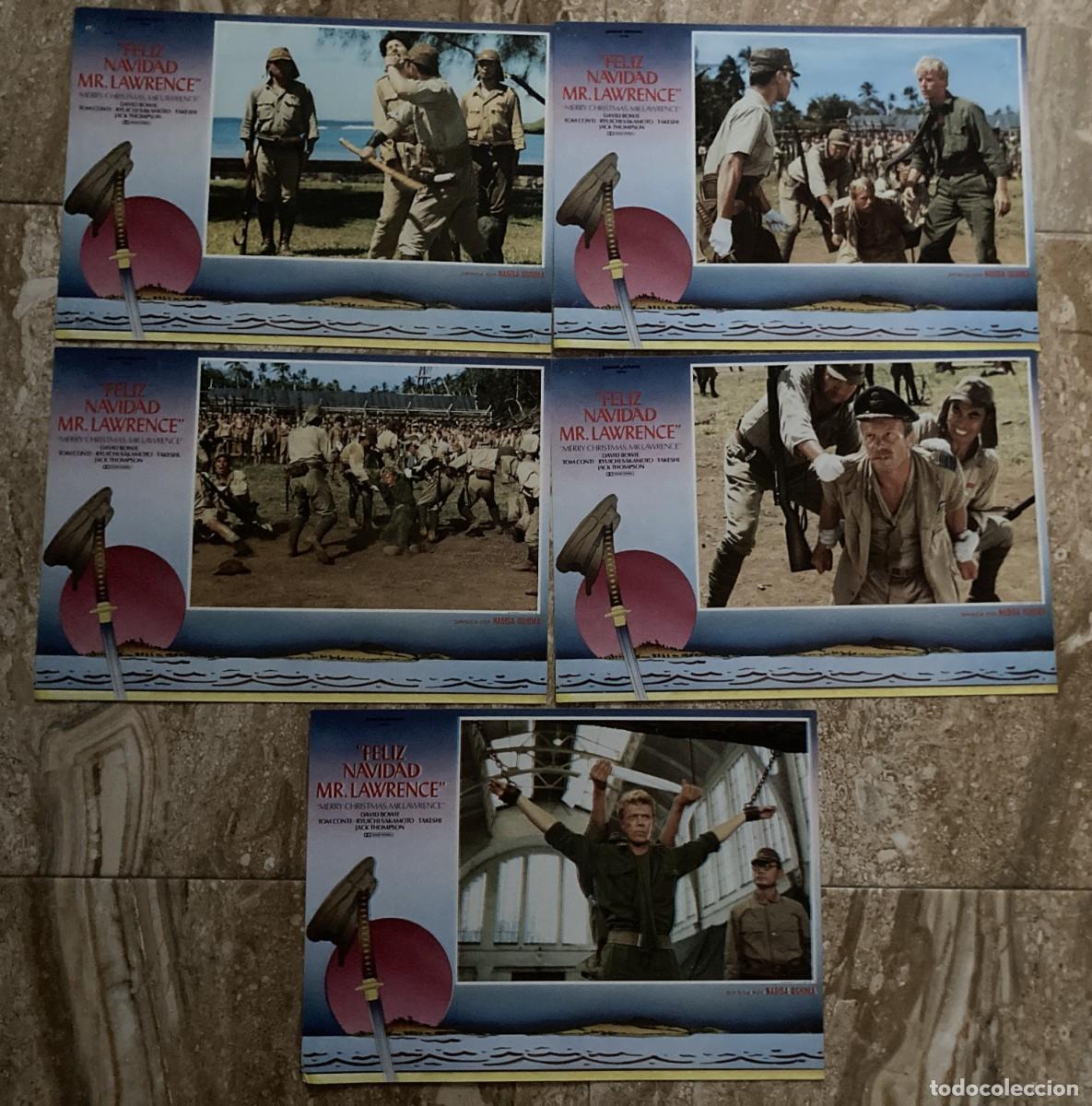 Cine: FELIZ NAVIDAD MR LAWRENCE / JUEGO ORIGINAL 5 FOTOCROMOS ESTRENO