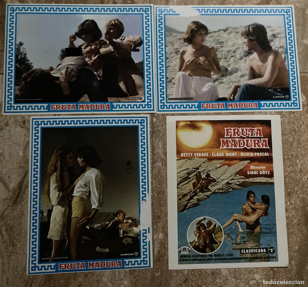 Cine: FRUTA MADURA / JUEGO ORIGINAL 4 FOTOCROMOS ESTRENO