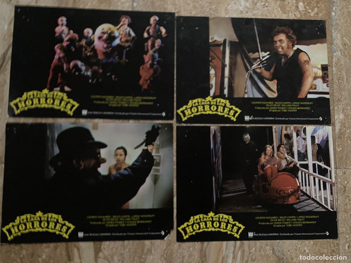 Cine: LA CASA DE LOS HORRORES / JUEGO ORIGINAL 4 FOTOCROMOS ESTRENO
