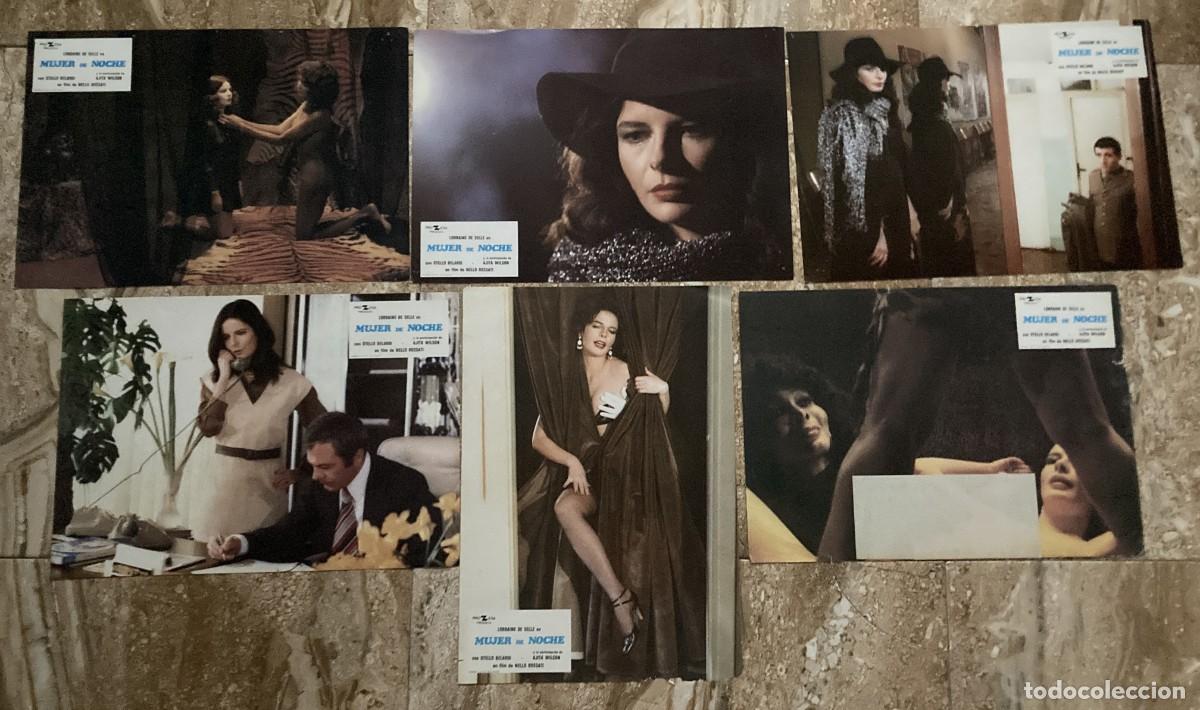 Cine: MUJER DE NOCHE / JUEGO ORIGINAL 6 FOTOCROMOS ESTRENO