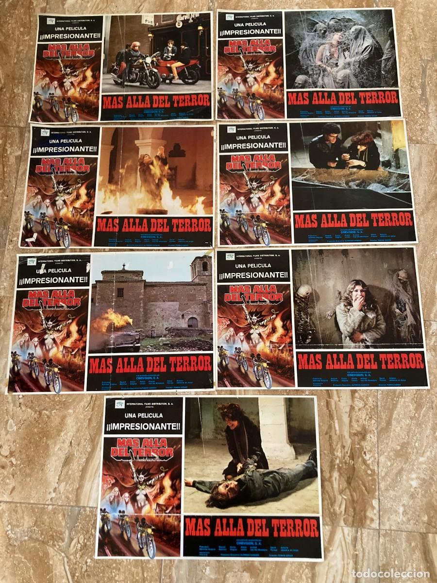 Cine: MAS ALLA DEL TERROR / JUEGO ORIGINAL 7 FOTOCROMOS GRANDES ESTRENO