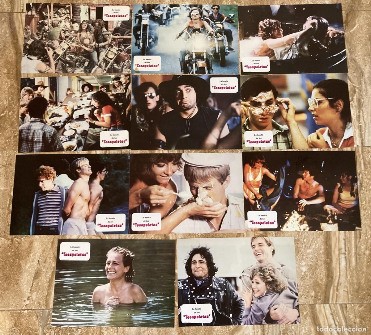 Cine: LA BANDA DE LOS TOCAPELOTAS / JUEGO ORIGINAL 11 FOTOCROMOS ESTRENO