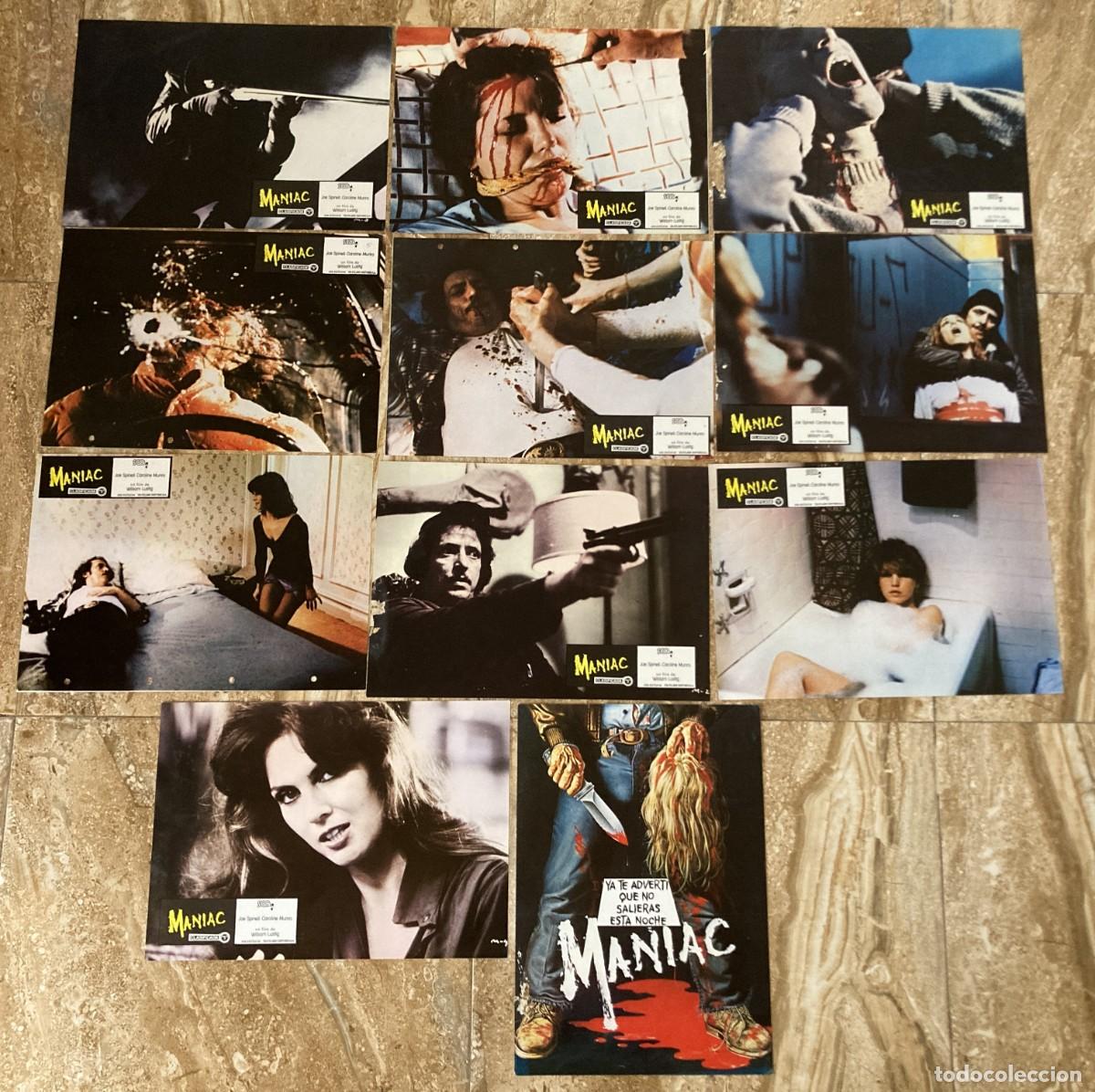 Cine: MANIAC / JUEGO ORIGINAL 11 FOTOCROMOS ESTRENO