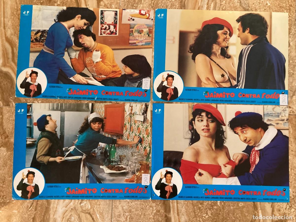Cine: JAIMITO CONTRA TODOS / JUEGO ORIGINAL 4 FOTOCROMOS ESTRENO