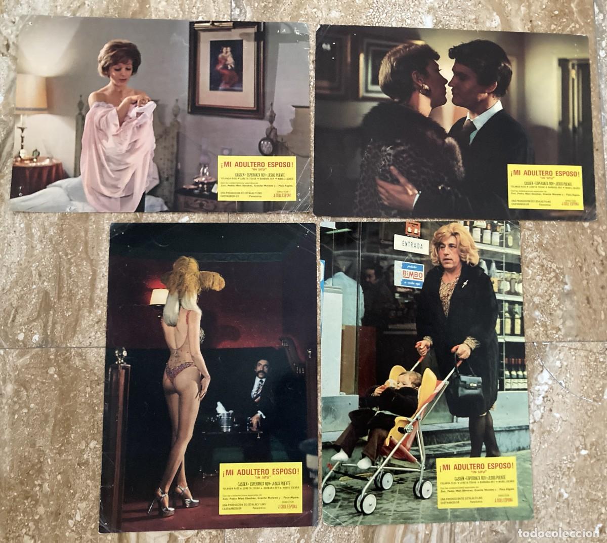 Cine: MI ADULTERO ESPOSO / JUEGO ORIGINAL 4 FOTOCROMOS ESTRENO