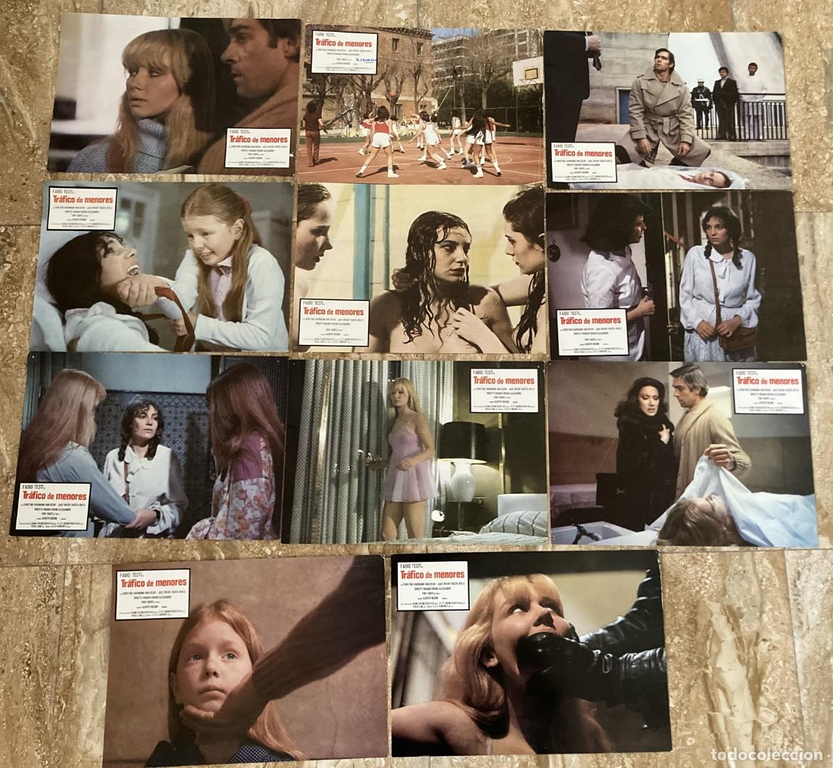 Cine: TRAFICO DE MENORES / JUEGO ORIGINAL 11 FOTOCROMOS ESTRENO
