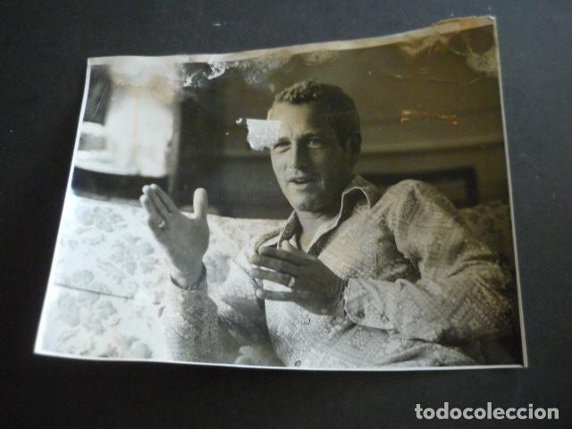 Kino: PAUL NEWMAN ACTOR ANTIGUA FOTOGRAFIA ORIGINAL 16 X 21 CM