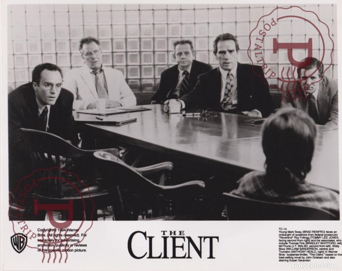 Cine: THE CLIENT. CINE CINEMA. ACTOR ACTRESS. ACTRIZ. PHOTO FOTO +-25X20.5CM