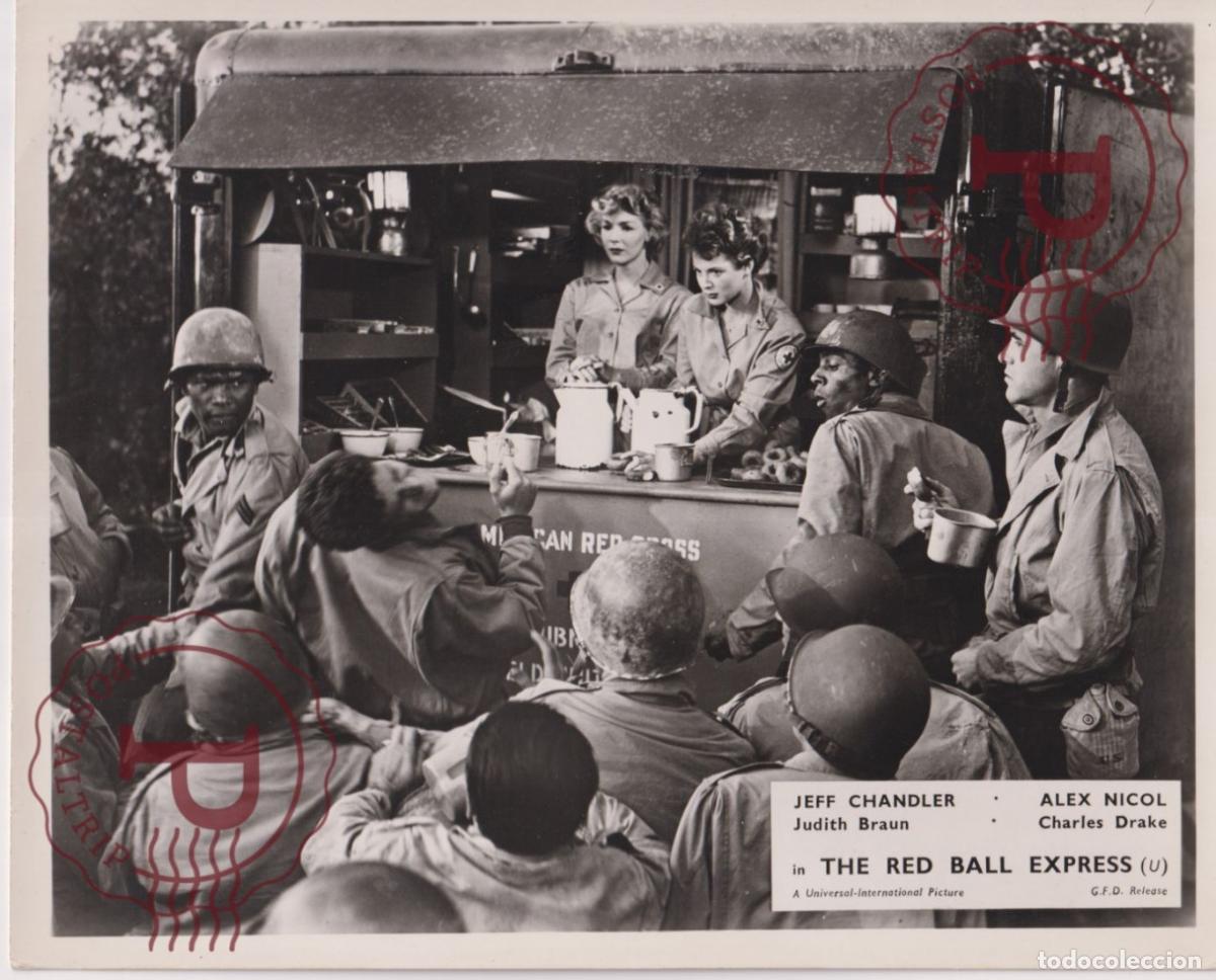 Cin&eacute;ma: THE RED BALL EXPRESS. CINE CINEMA. ACTOR ACTRESS. ACTRIZ. PHOTO FOTO +-25.5X20.5CM