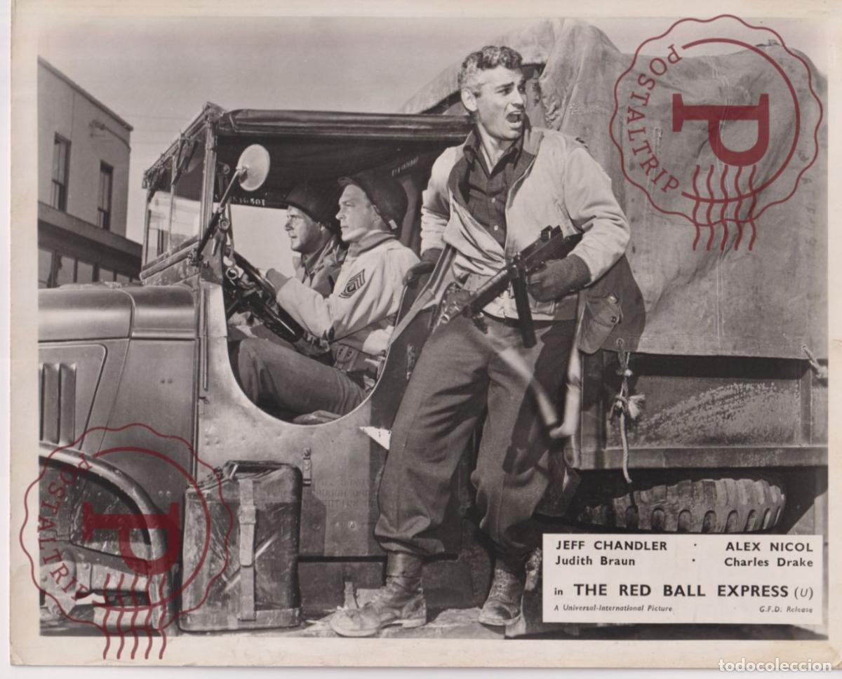 Cin&eacute;ma: THE RED BALL EXPRESS. CINE CINEMA. ACTOR ACTRESS. ACTRIZ. PHOTO FOTO +-25.5X20.5CM
