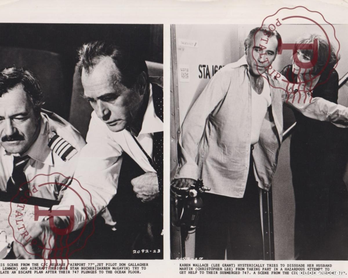 Cin&eacute;ma: AIRPORT 77. CINE. CINEMA. ACTOR ACTRIZ ACTRESS. +-24X19.5CM