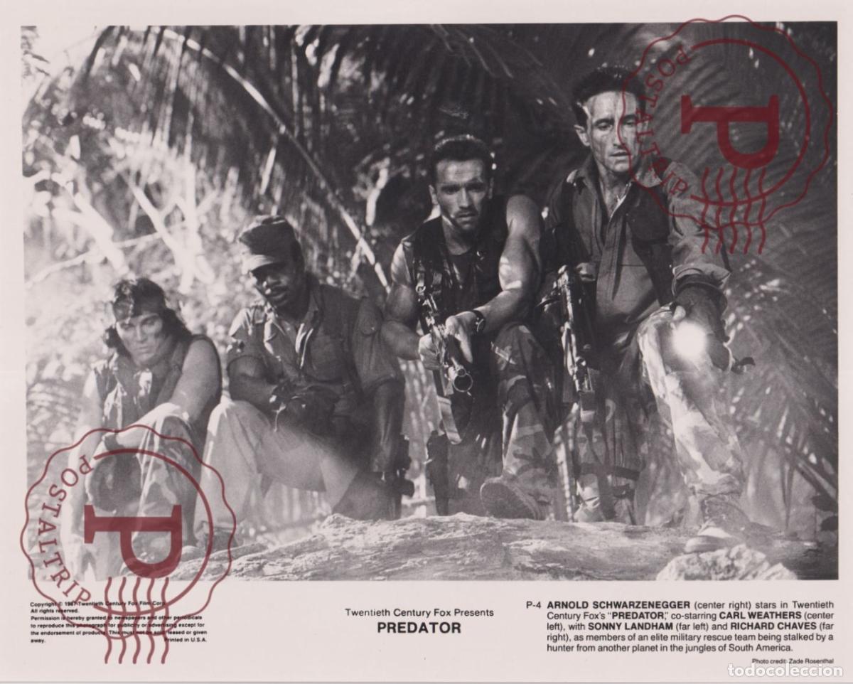Cine: PREDATOR. CINE. CINEMA. ACTOR ACTRIZ ACTRESS. +-24X19.5CM