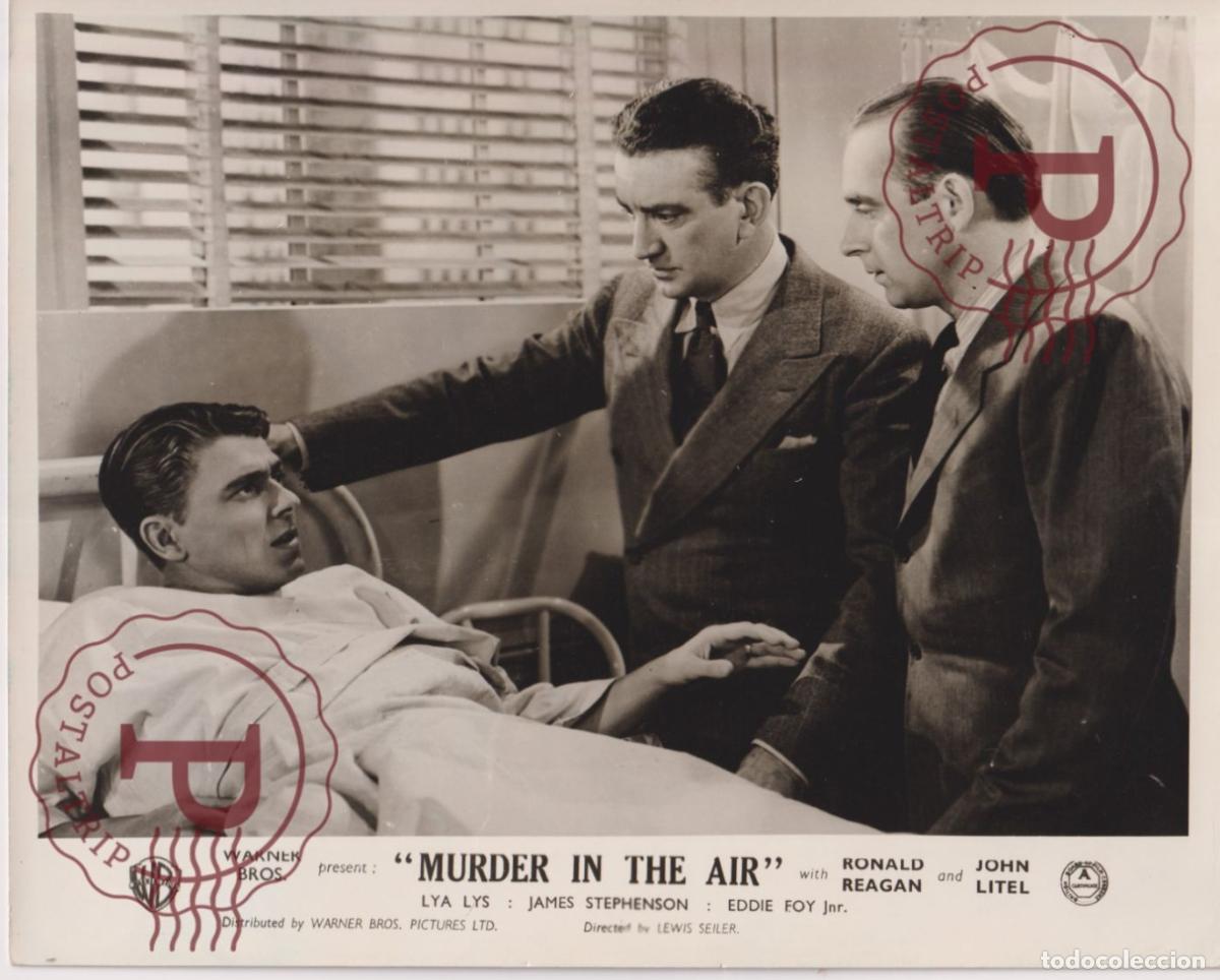 Cin&eacute;ma: MURDER IN THE AIR. CINE. CINEMA. ACTOR ACTRIZ ACTRESS. +-25.5X20CM