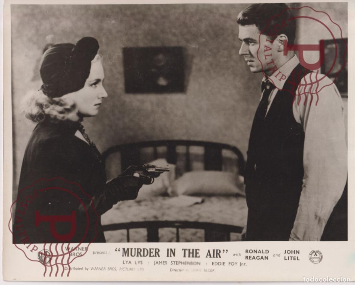 Cin&eacute;ma: MURDER IN THE AIR. CINE. CINEMA. ACTOR ACTRIZ ACTRESS. +-25.5X20CM
