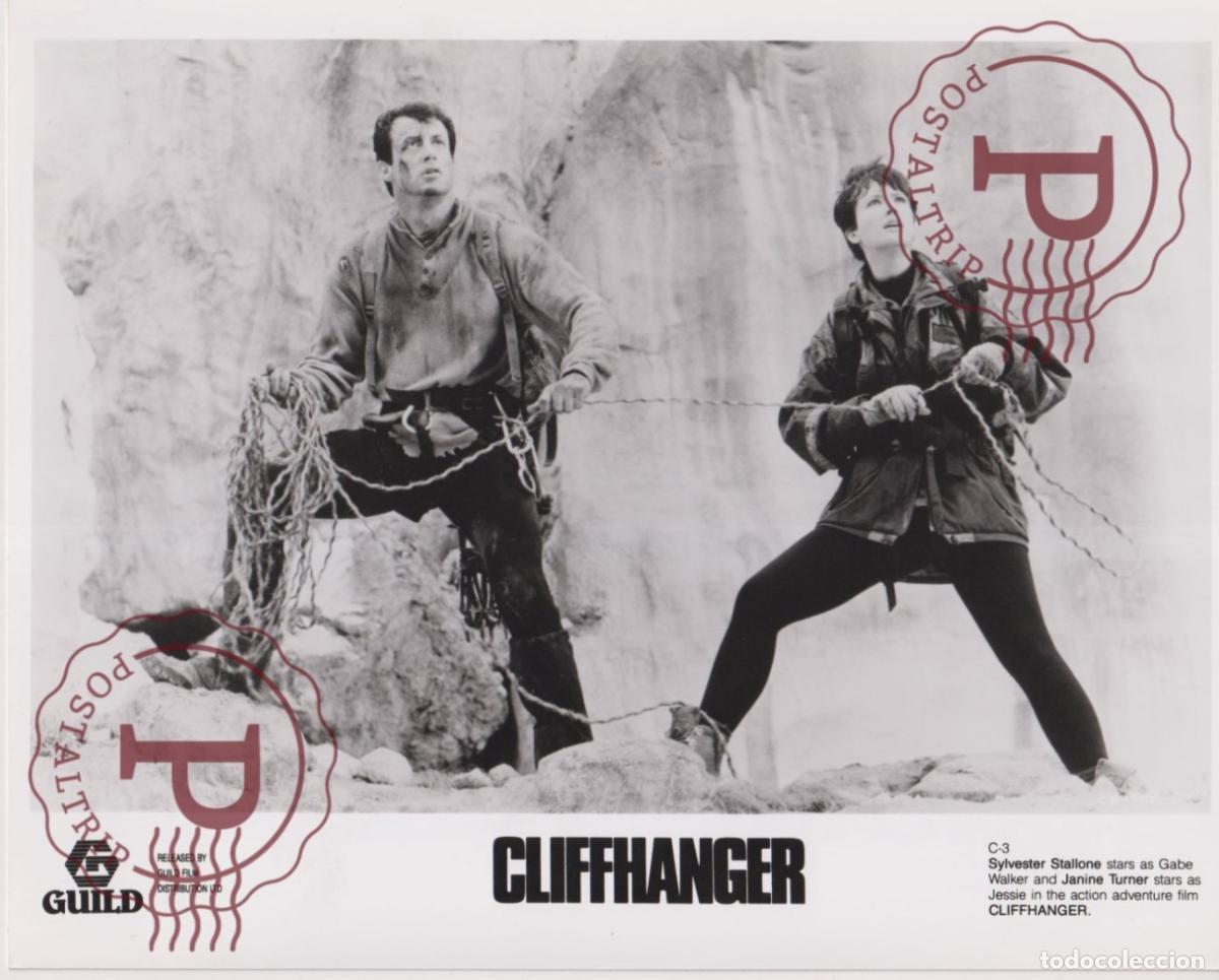 Cine: CLIFFHANGER. CINE. CINEMA. ACTOR ACTRIZ ACTRESS. +-25.5X20.5CM