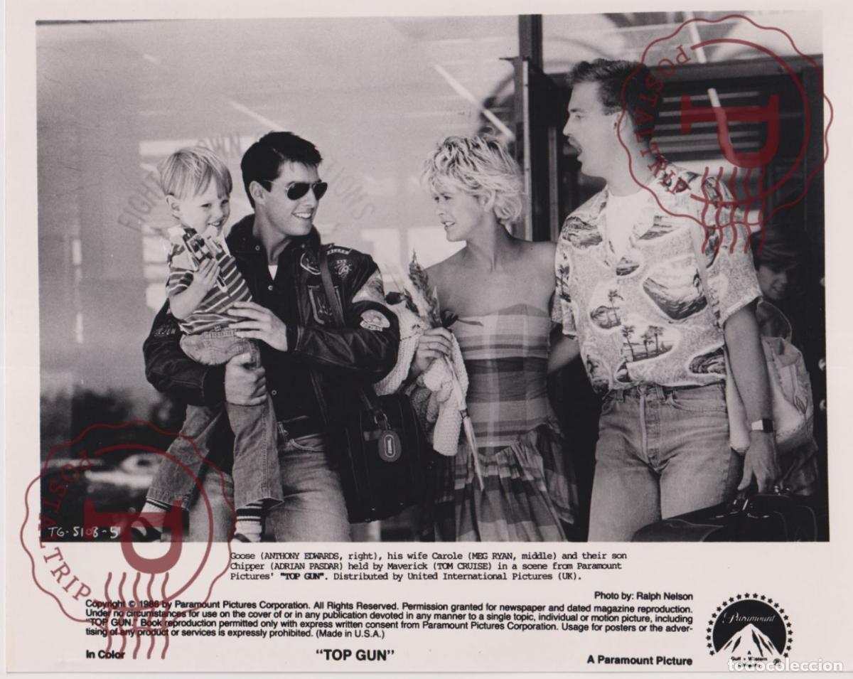 Cine: TOP GUN. CINE. CINEMA. ACTOR. ACTRESS. ACTRIZ. +-25X20CM