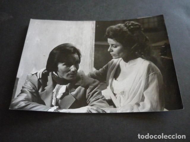 Cin&eacute;ma: ANA MARIA TEJEIRO Y JOSE LUIS PELLICENA ACTORES ANTIGUA FOTOGRAFIA ORIGINAL 18 X 13 CM