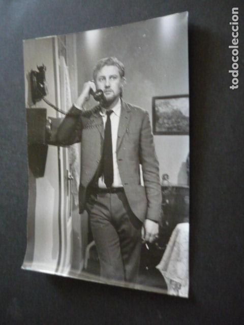 Cin&eacute;ma: CARLOS LARRA&Ntilde;AGA ACTOR ANTIGUA FOTOGRAFIA ORIGINAL 18 X 13 CM