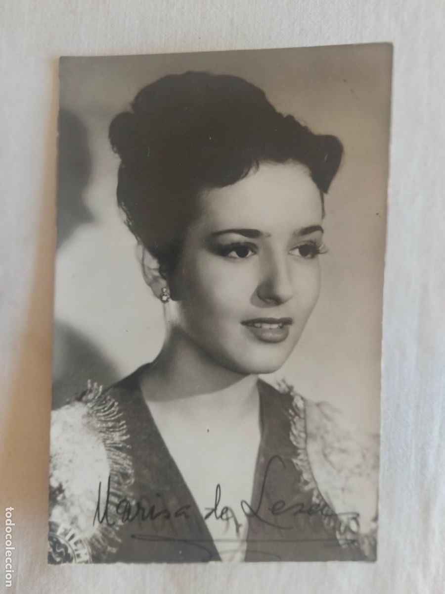 Cine: FOTOGRAFIA DE MAISA DE LEZA FIRMADA. 9 X 14 CM.PARA CINE MUNDO.