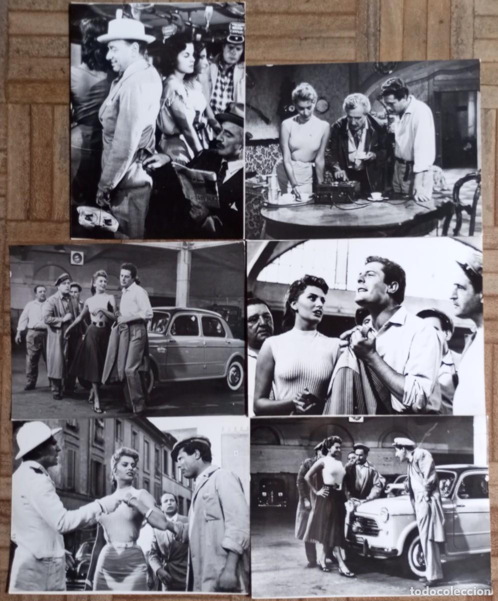 Kino: LA LADRONA, SU PADRE Y EL TAXISTA. 19 FOTOS. VITTORIO DE SICA, SOFIA LOREN, MARCELLO MASTROIANNI