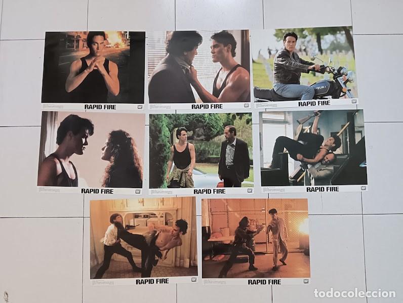 Cinema: SJC 0037 RAPID FIRE BRANDON LEE SET COMPLETO 8 LOBBY CARDS USA 28X35