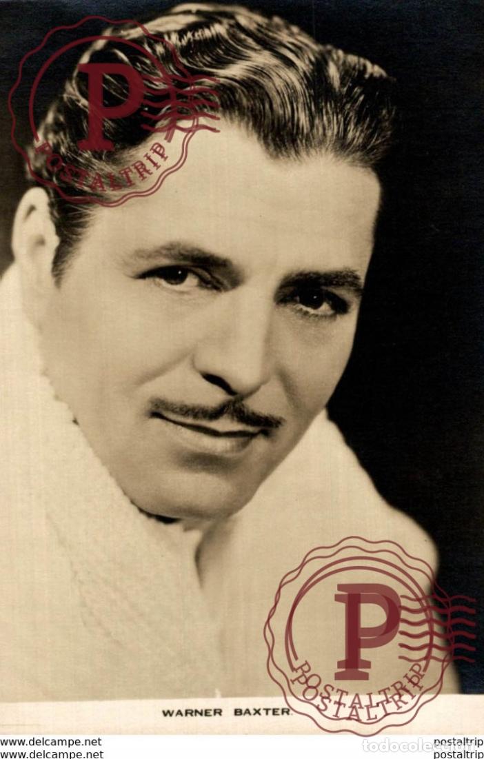 Cine: WARNER BAXTER . PLAIN BACK