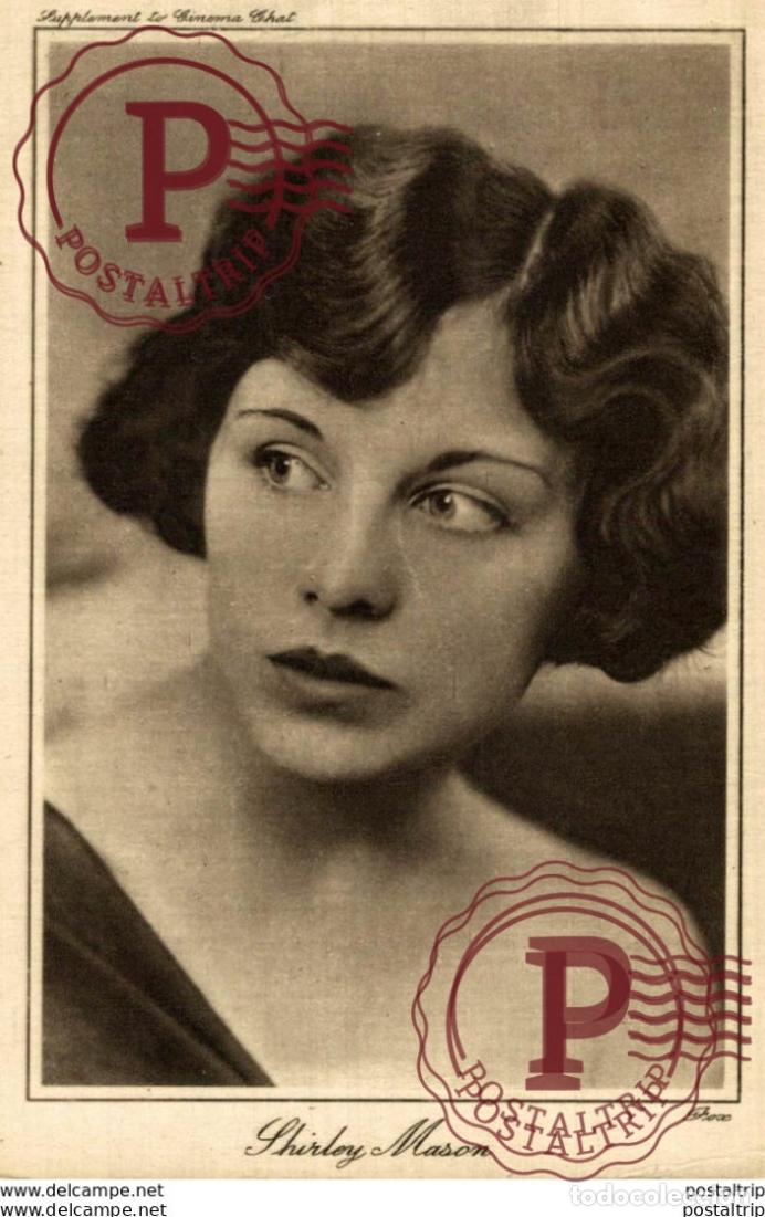 Cine: Shirley Mason. 8.5*13.5 cm Plain Back