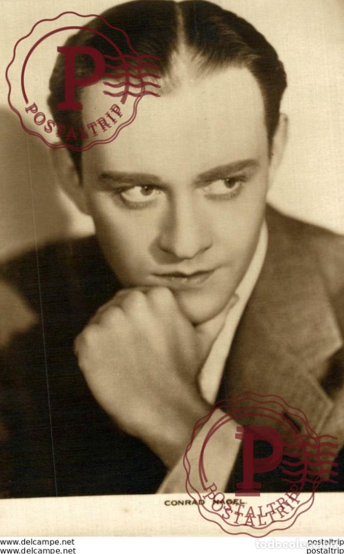 Cine: Conrad Nagel. 8.5*13.5 cm Plain Back