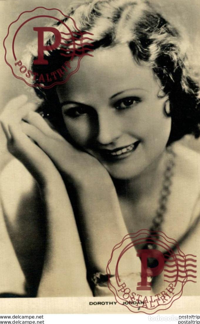 Cine: Dorothy Jordan. 8.5*13.5 cm Plain Back