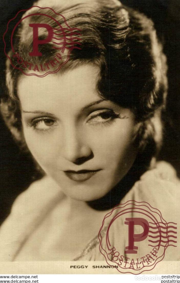 Cine: Peggy Shannon. 8.5*13.5 cm Plain Back