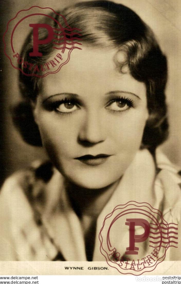 Cinema: Wynne Gibson. 8.5*13.5 cm Plain Back