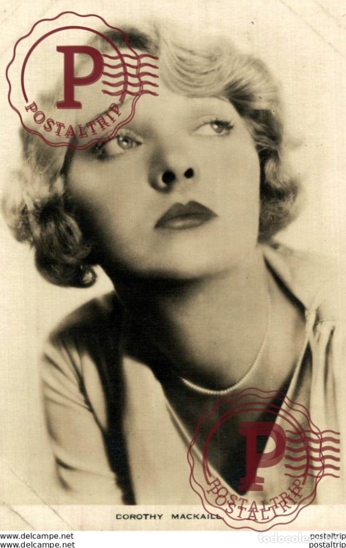 Cinema: dorothy Mackaill. 8.5*13.5 cm Plain Back