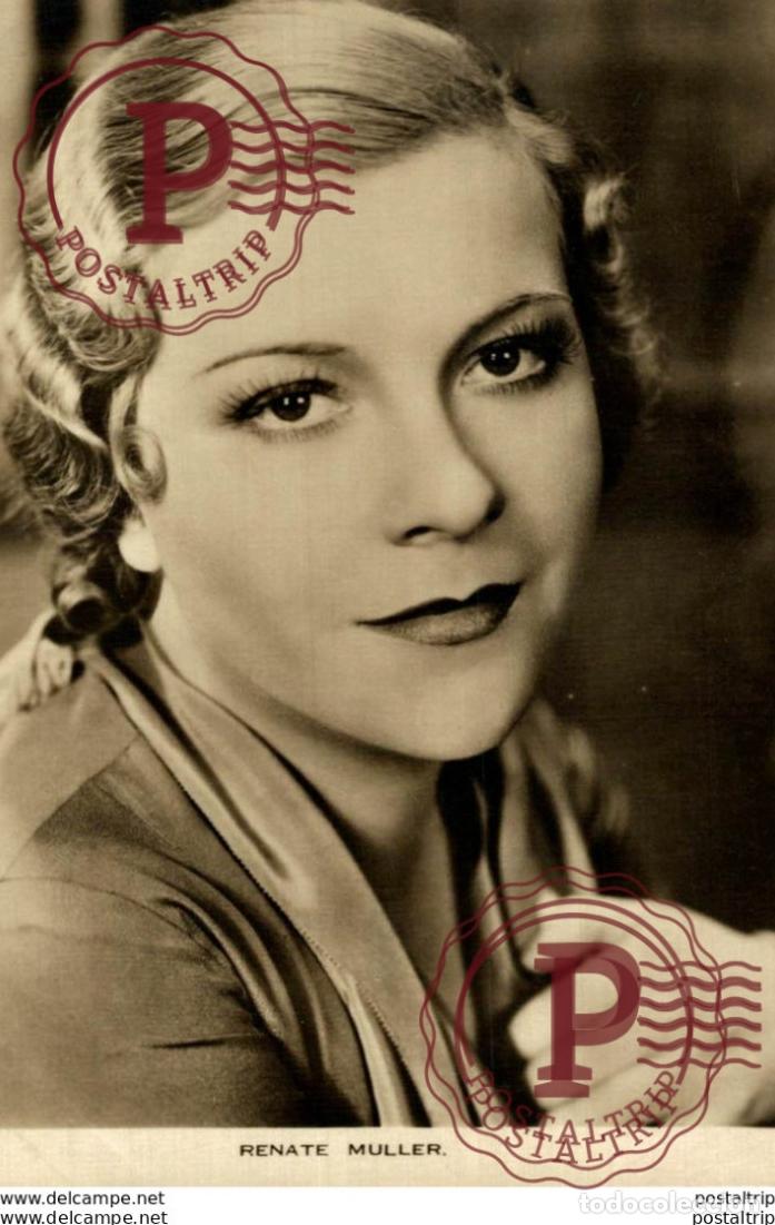 Cinema: Renate Muller. 8.5*13.5 cm Plain Back