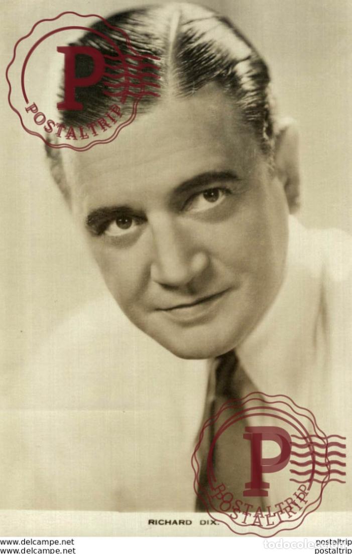 Cinema: Richard Dix 8.5*13.5 cm Plain Back