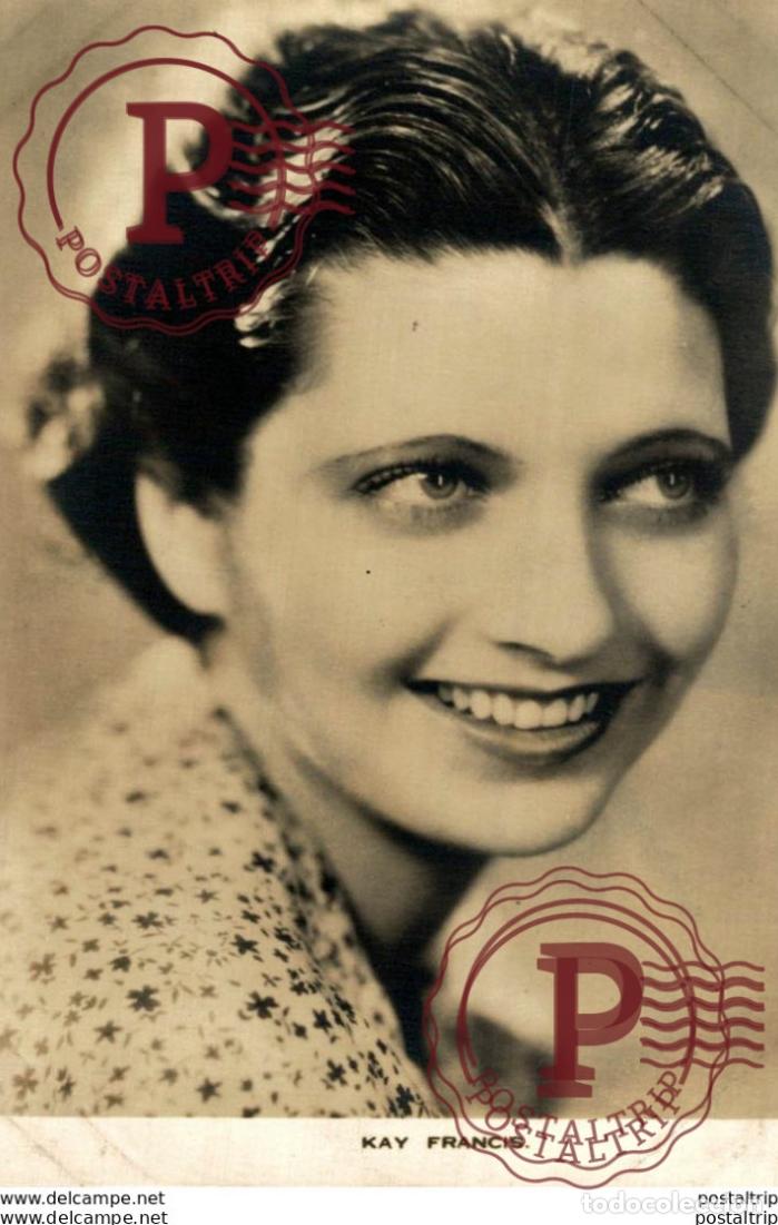 Cinema: Kay Francis 8.5*13.5 cm Plain Back