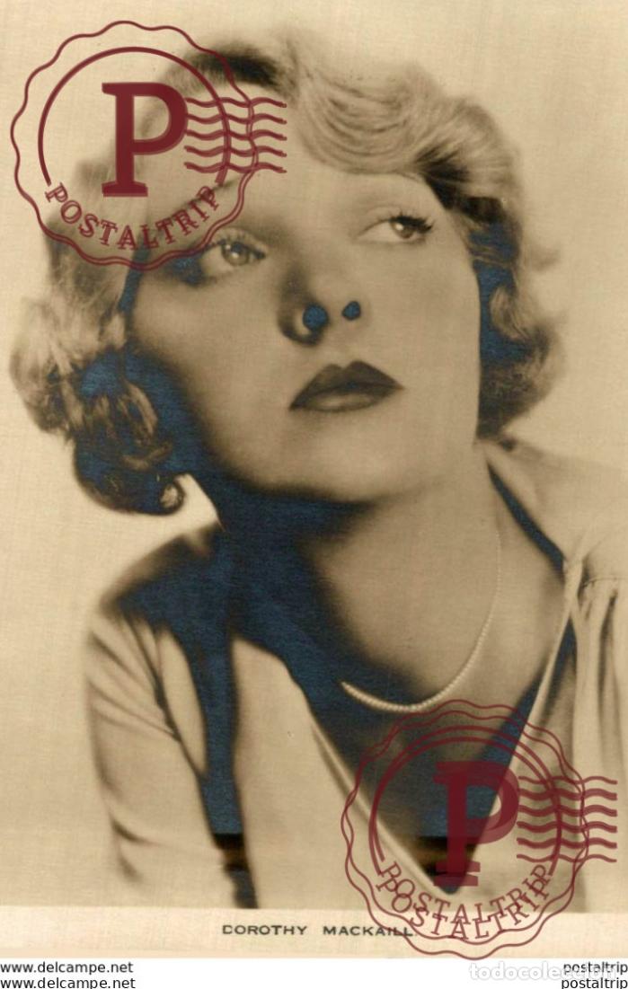 Cinema: Dorothy Mackaill. 8.5*13.5 cm Plain Back