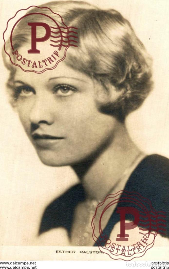 Cinema: Esther Ralston. 8.5*13.5 cm Plain Back